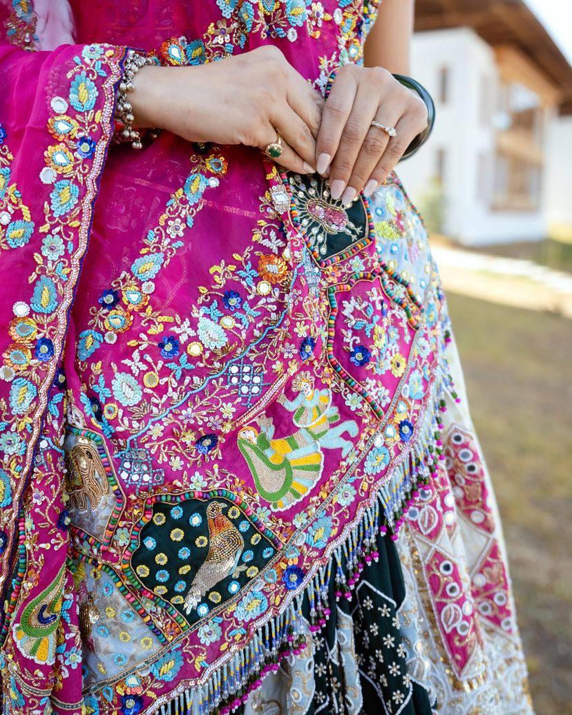 PRESENTING NEW DESIGNER PRINTED LAHENGA CHOLI