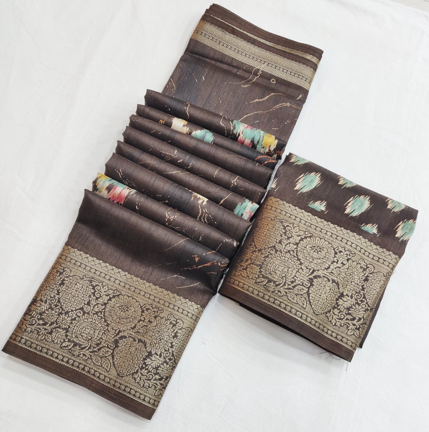 Royal Aura - Litchi Silk Edition by RajPath Fabrics