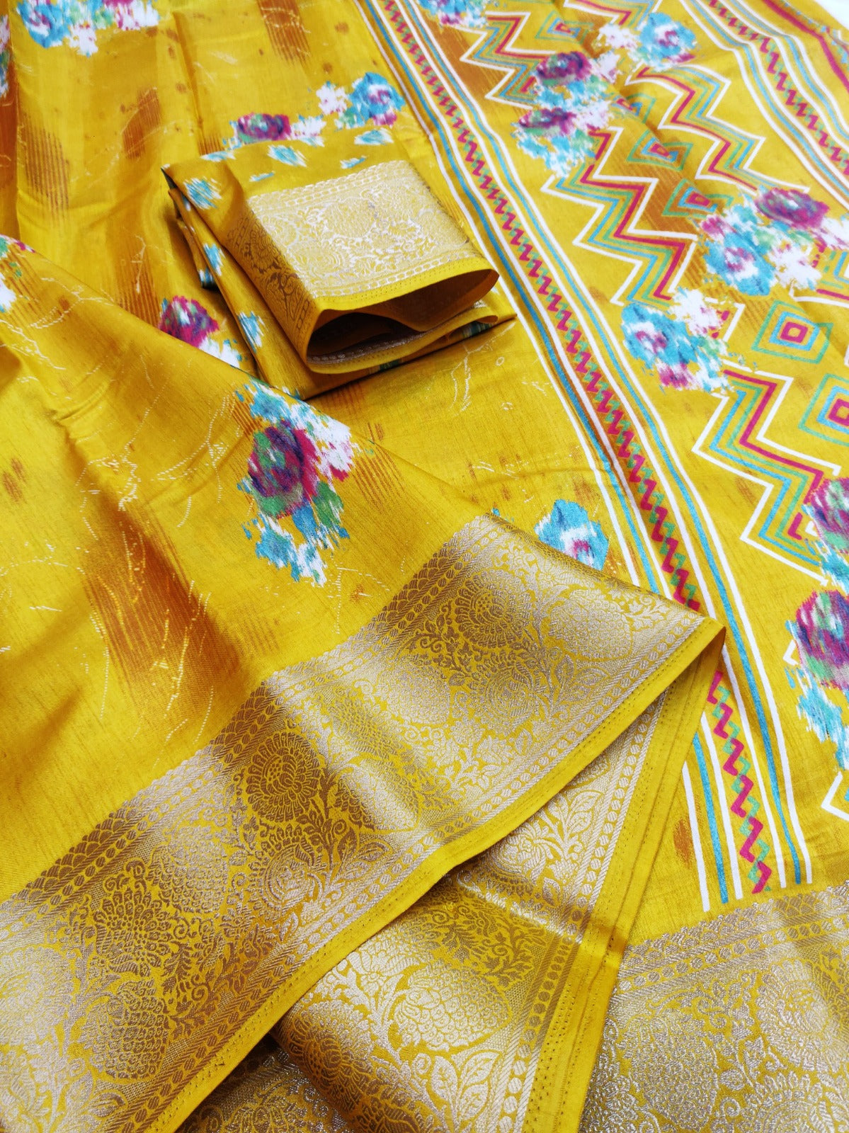 Royal Aura - Litchi Silk Edition by RajPath Fabrics
