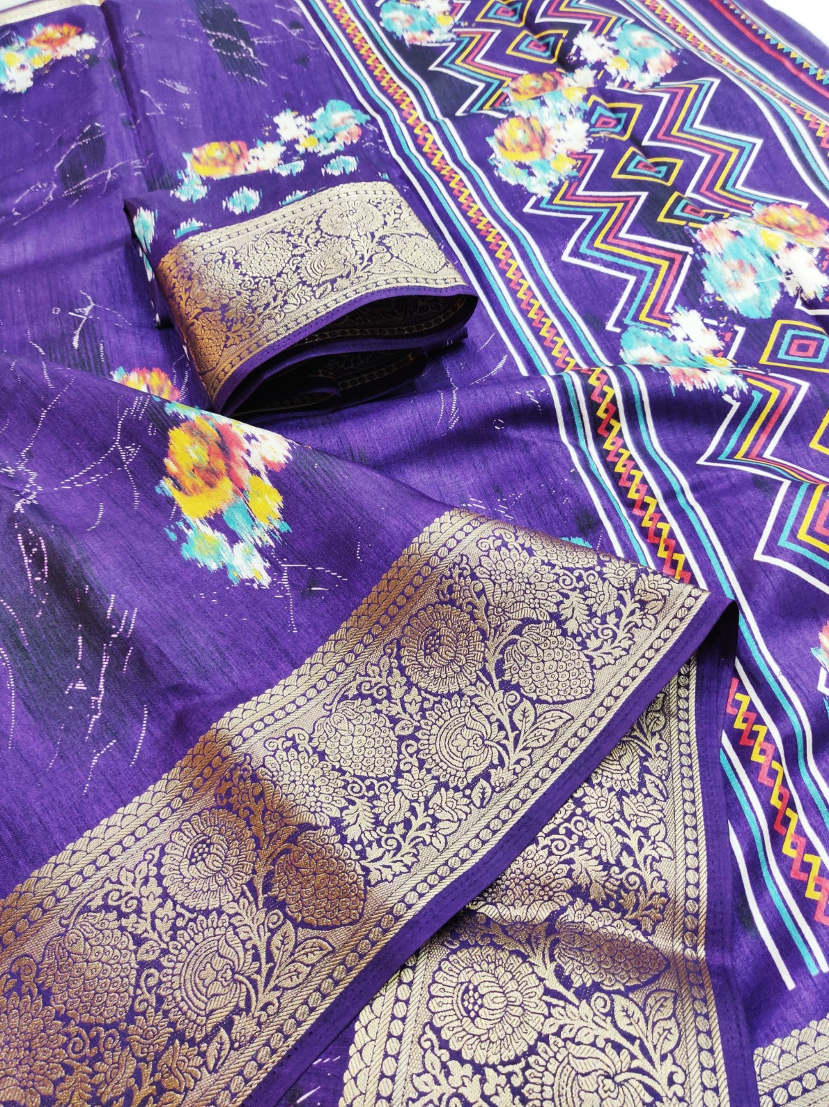 Royal Aura - Litchi Silk Edition by RajPath Fabrics