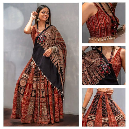 Traditional Printed Lehenga Choli for Navratri
