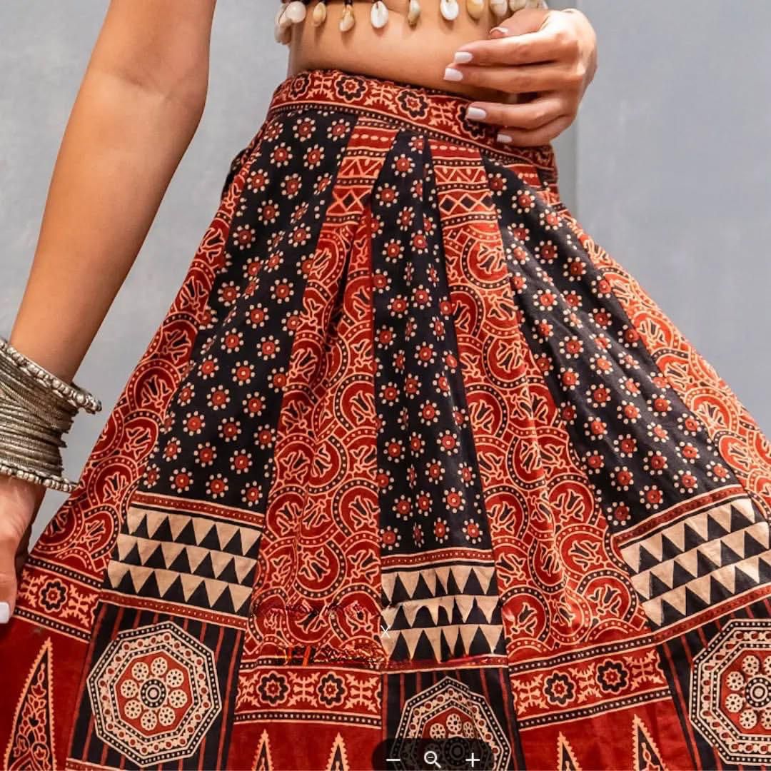 Traditional Printed Lehenga Choli for Navratri