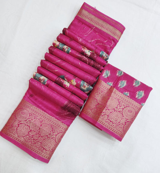 Royal Aura - Litchi Silk Edition by RajPath Fabrics