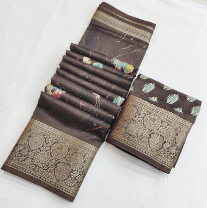 Royal Aura - Litchi Silk Edition by RajPath Fabrics