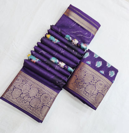 Royal Aura - Litchi Silk Edition by RajPath Fabrics