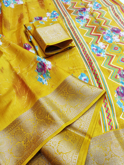 Royal Aura - Litchi Silk Edition by RajPath Fabrics
