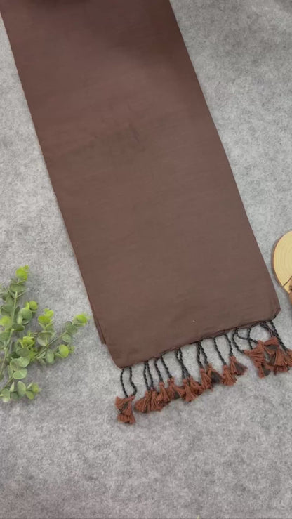 Premium Navratri Special Khadi Cotton Saree ✨