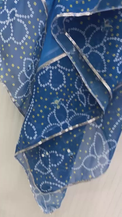 Traditional Navratri Lehenga Choli Set – Mirror Work Design